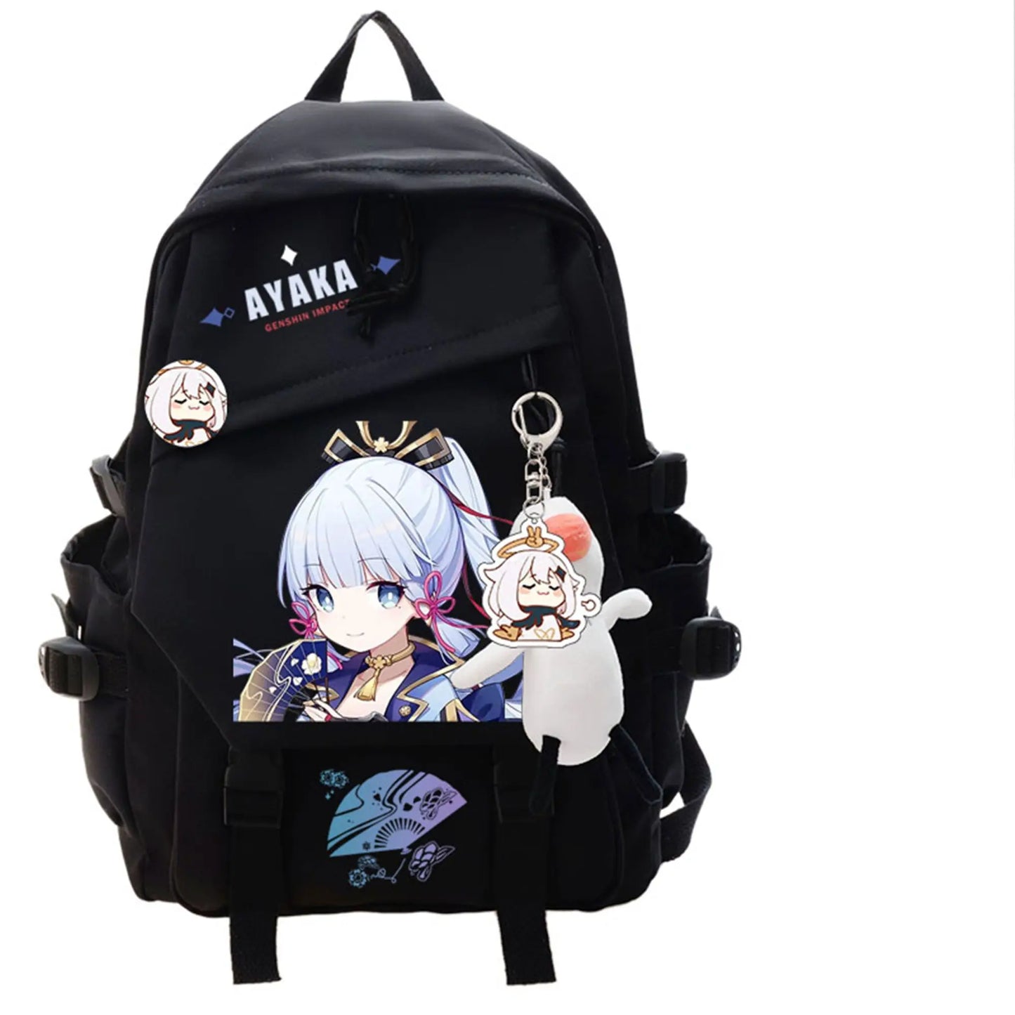 Kazuha Genshin Impact Anime Cosplay Students School Bag Backpack Ayaka Xiao Bookbag Travel Rucksack Outdoor Boys Girls Gifts ShopOnlyDeal