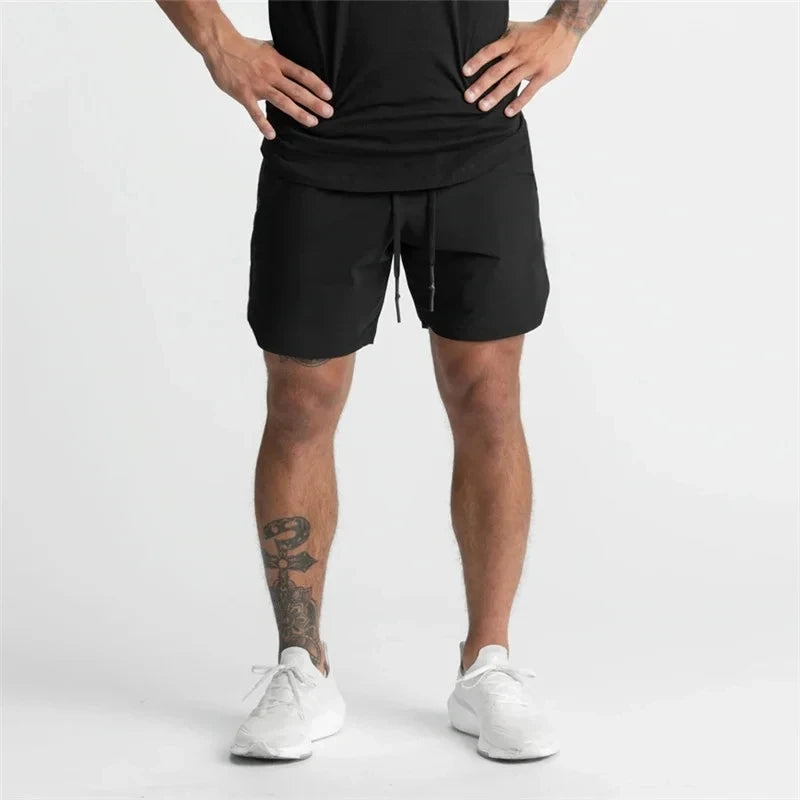 2024 Summer New Gym Jogging Exercise Shorts | Men's Sports Fitness Quick-Drying Multiple Pockets Running Shorts | Men's Sweatpants ShopOnlyDeal