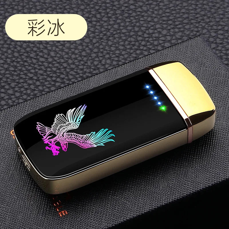 New Smart Induction Dual Arc Plasma Electric Lighter USB Lighter Innovative Side Slip Ignition Personalized Custom Lighter ShopOnlyDeal