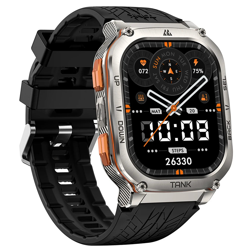 2024 Original KOSPET TANK M3 Ultra GPS Smartwatch for Men and Women | 480mAh Battery Digital Fitness AMOLED AOD Bluetooth Watch ShopOnlyDeal