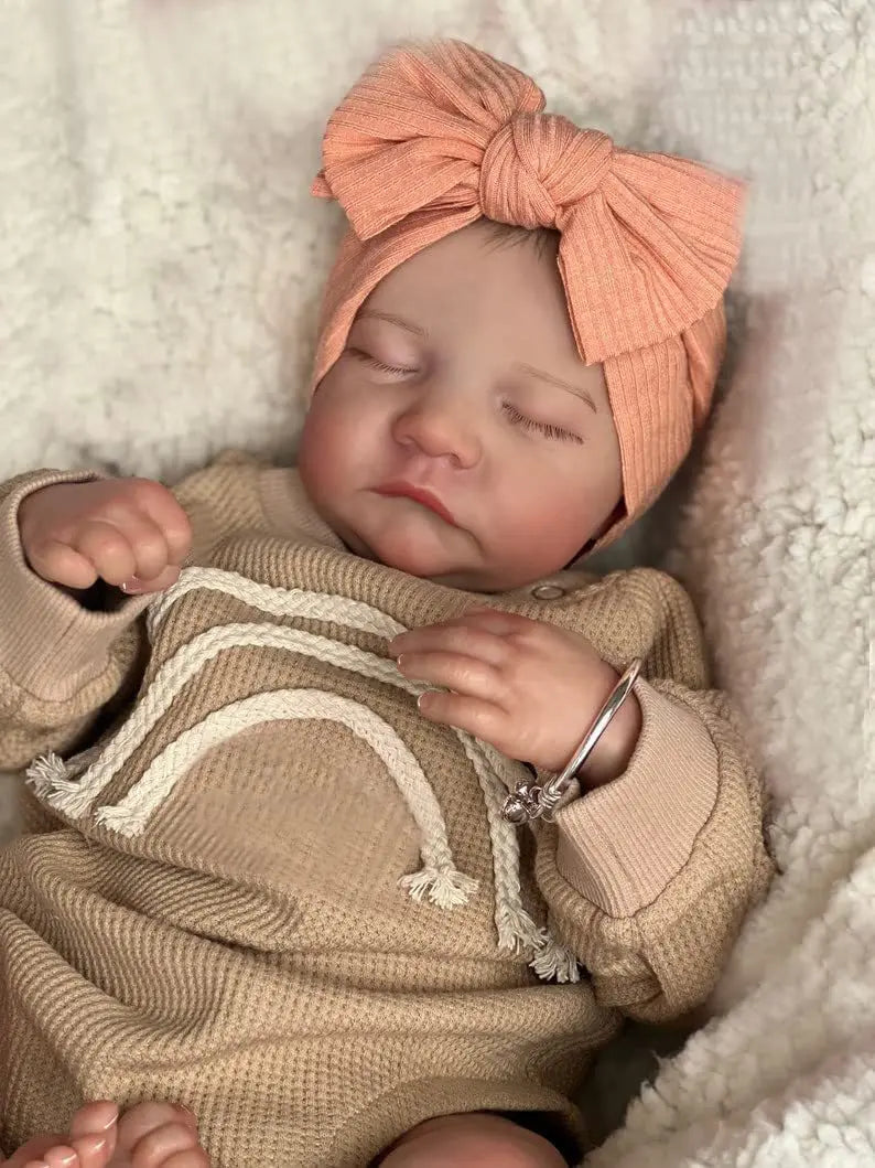 Reborn doll silicone girl 50 cm soft/newborn baby reborn 3D paint girl Christmas gift ShopOnlyDeal