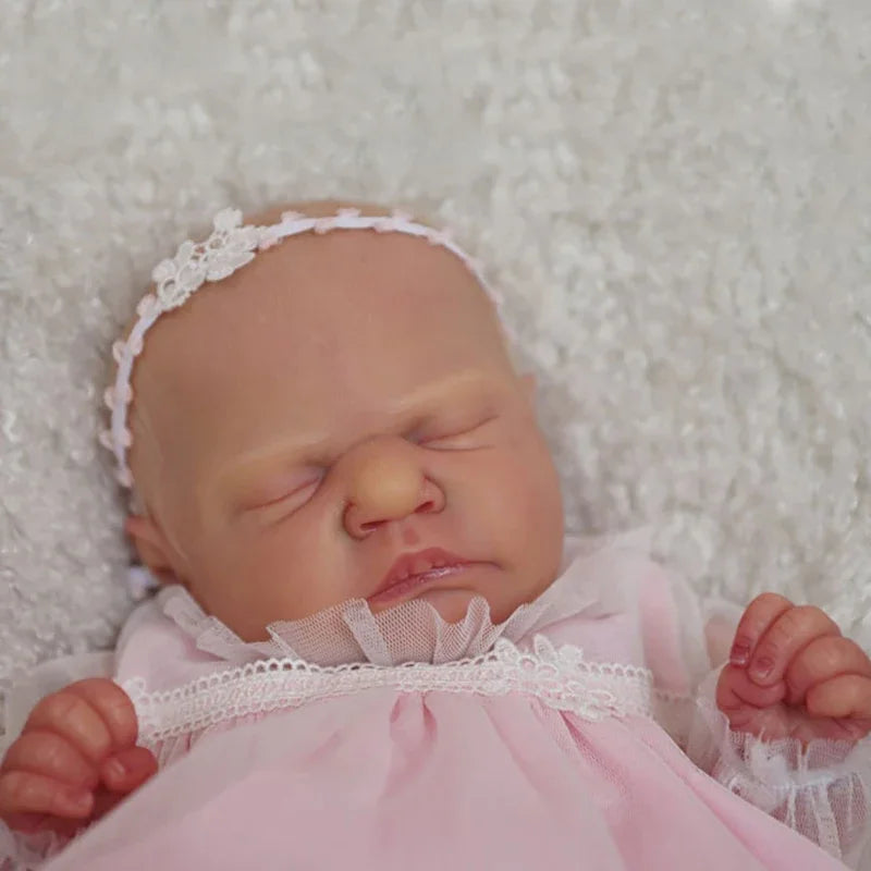 18Inch Reborn Doll kit Romilly Limited Edition Lifelike Soft Touch Unfinished doll kit ShopOnlyDeal