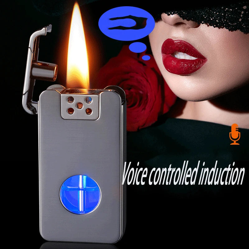 Classic Intelligent Voice Controlled Ignition Kerosene Lighter | Large Capacity | Blue Light Retro Lighter ShopOnlyDeal