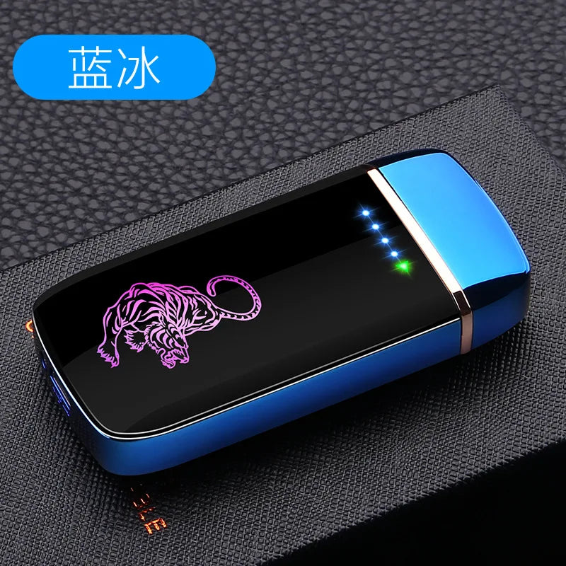 New Smart Induction Dual Arc Plasma Electric Lighter USB Lighter Innovative Side Slip Ignition Personalized Custom Lighter ShopOnlyDeal