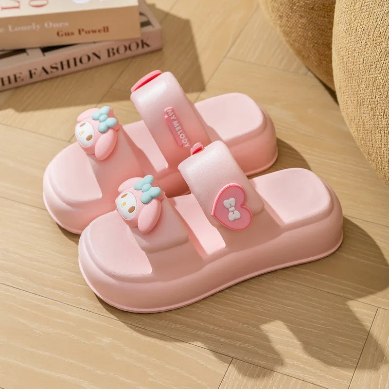 EVA Slippers Soft Sweet Sanrio Kuromi Cute Cartoon Slides Cinnamoroll Sandals Free Shipping Free Return ShopOnlyDeal
