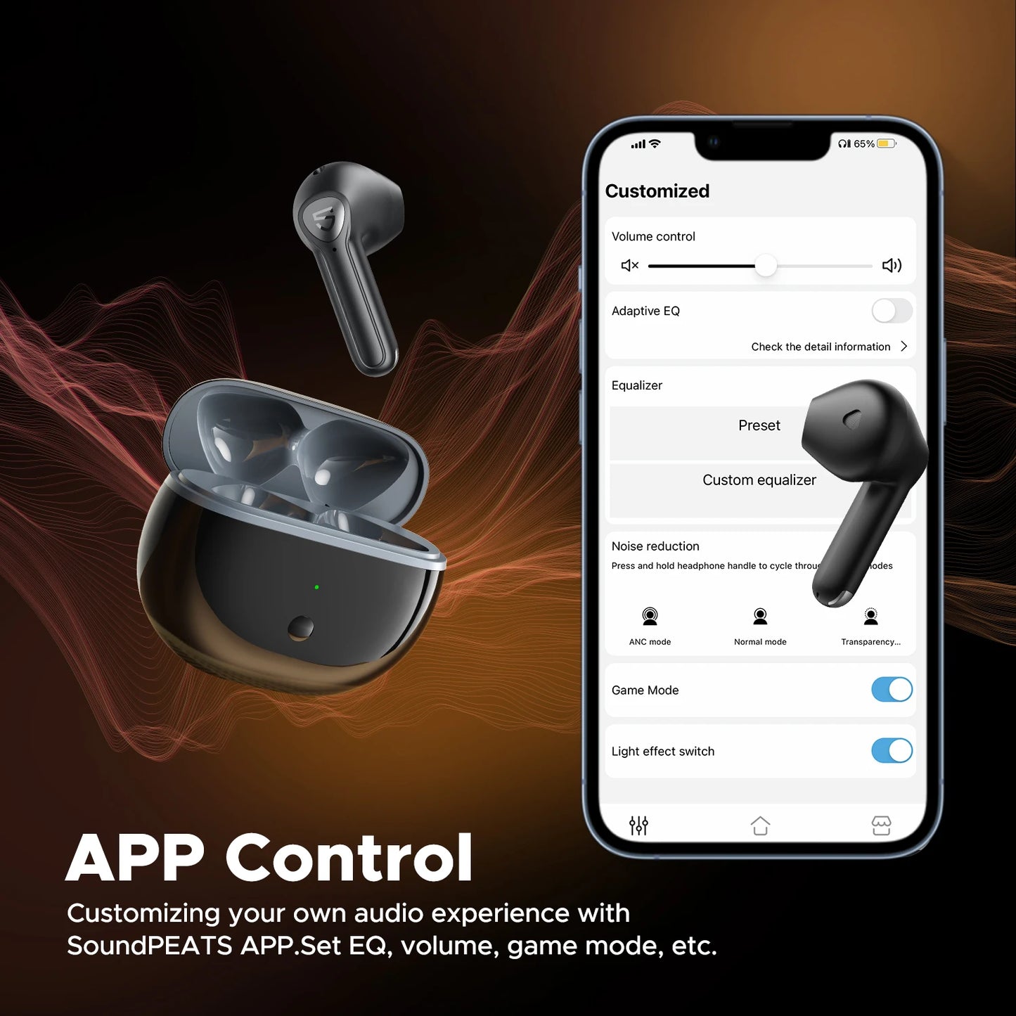 SoundPEATS Air3 Deluxe HS Bluetooth 5.2 Earphones | Hi-Res Audio Wireless Earbuds with LDAC Codec | In-Ear Detection | App Support ShopOnlyDeal