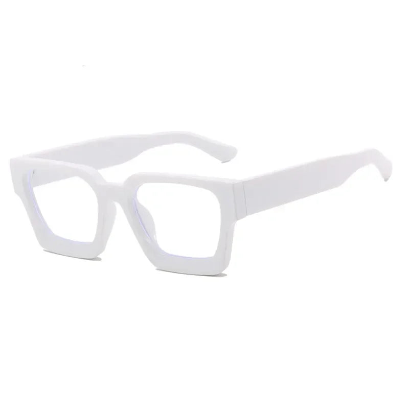 Fashion Square Oversized Anti-blue Light Eyewear Men Vintage Women Trend Clear Optical Myopia Frame Glasses Popular Goggle INS ShopOnlyDeal