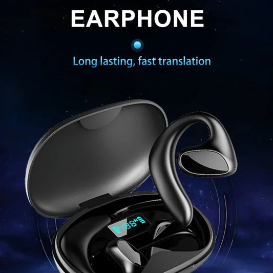 Newest Bluetooth 5.1 Translation Headphones 144 Languages Instant Translate Smart Voice Wireless Music Earphones Translator 2024 ShopOnlyDeal