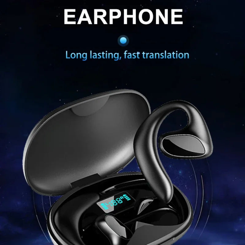 Newest Bluetooth 5.1 Translation Headphones 144 Languages Instant Translate Smart Voice Wireless Music Earphones Translator 2024 ShopOnlyDeal