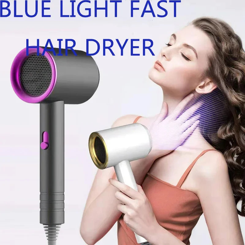 High Quality And Low Price Hair Dryer Free Shipping Available In EU, US, UK Plugs 110V~240V Voltage Safety Electric Hair Brush ShopOnlyDeal