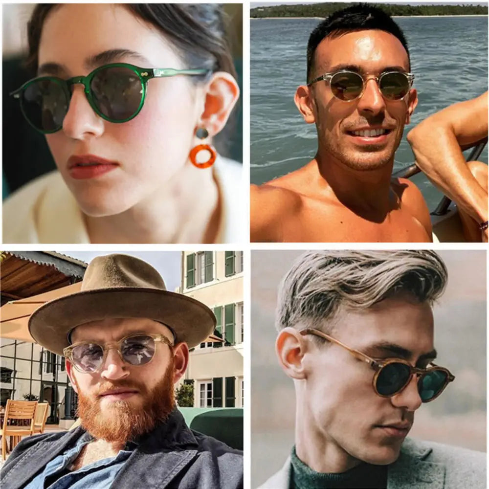 2024 Polarized Sunglasses Men Women Brand Designer Retro Round Sun Glasses Vintage Male Female Goggles UV400 Oculos Gafas De Sol ShopOnlyDeal