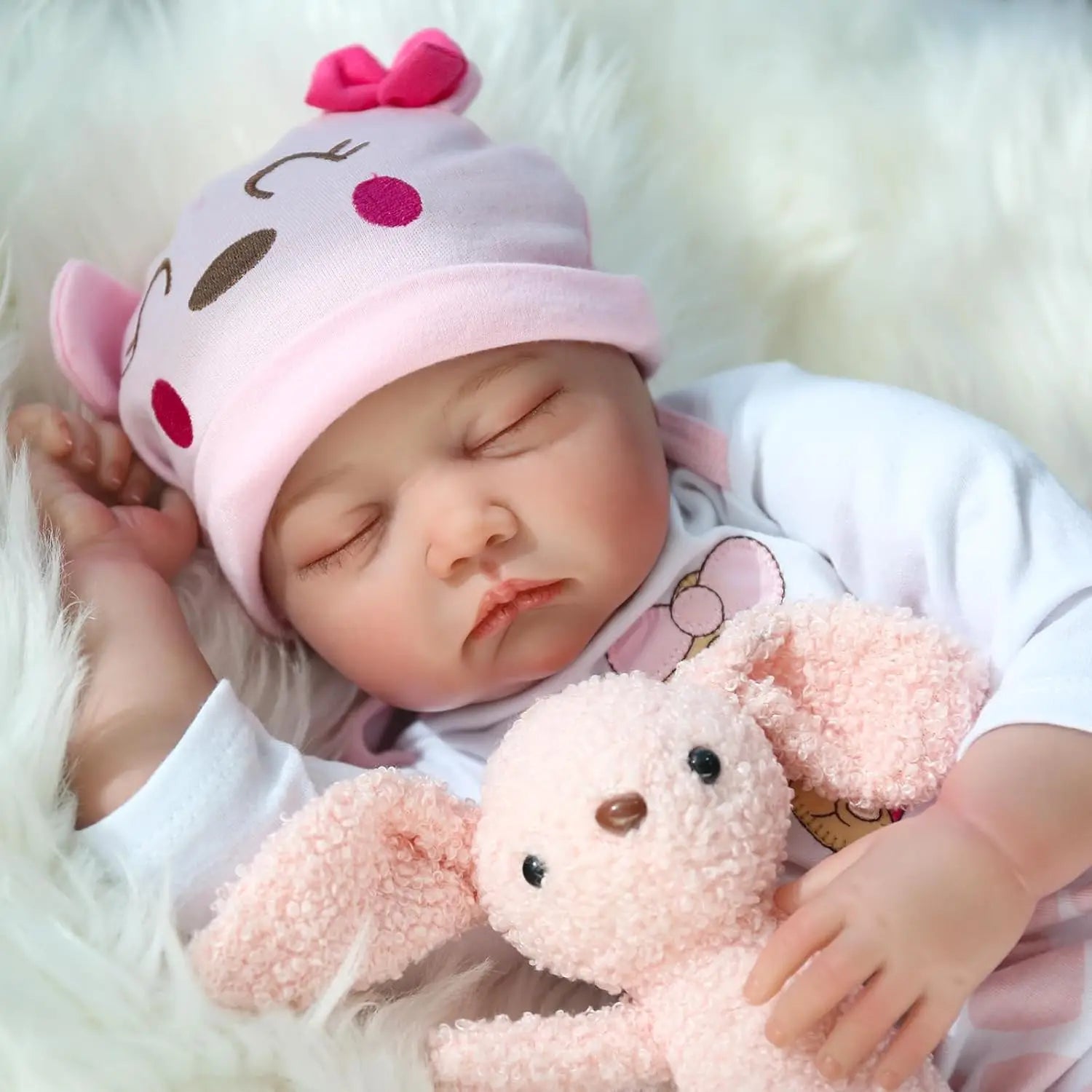 22 inch Soft Body & Curls Realistic Reborn Baby Dolls  for girls Christmas gift ShopOnlyDeal