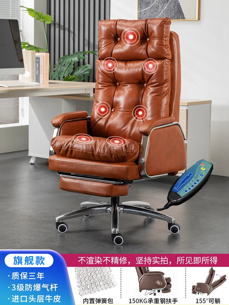 Leather Vanity Office Chair | Portable Modern Makeup Throne | Luxury Conference Office Chair | Comfortable Mobilya Home Furniture ShopOnlyDeal