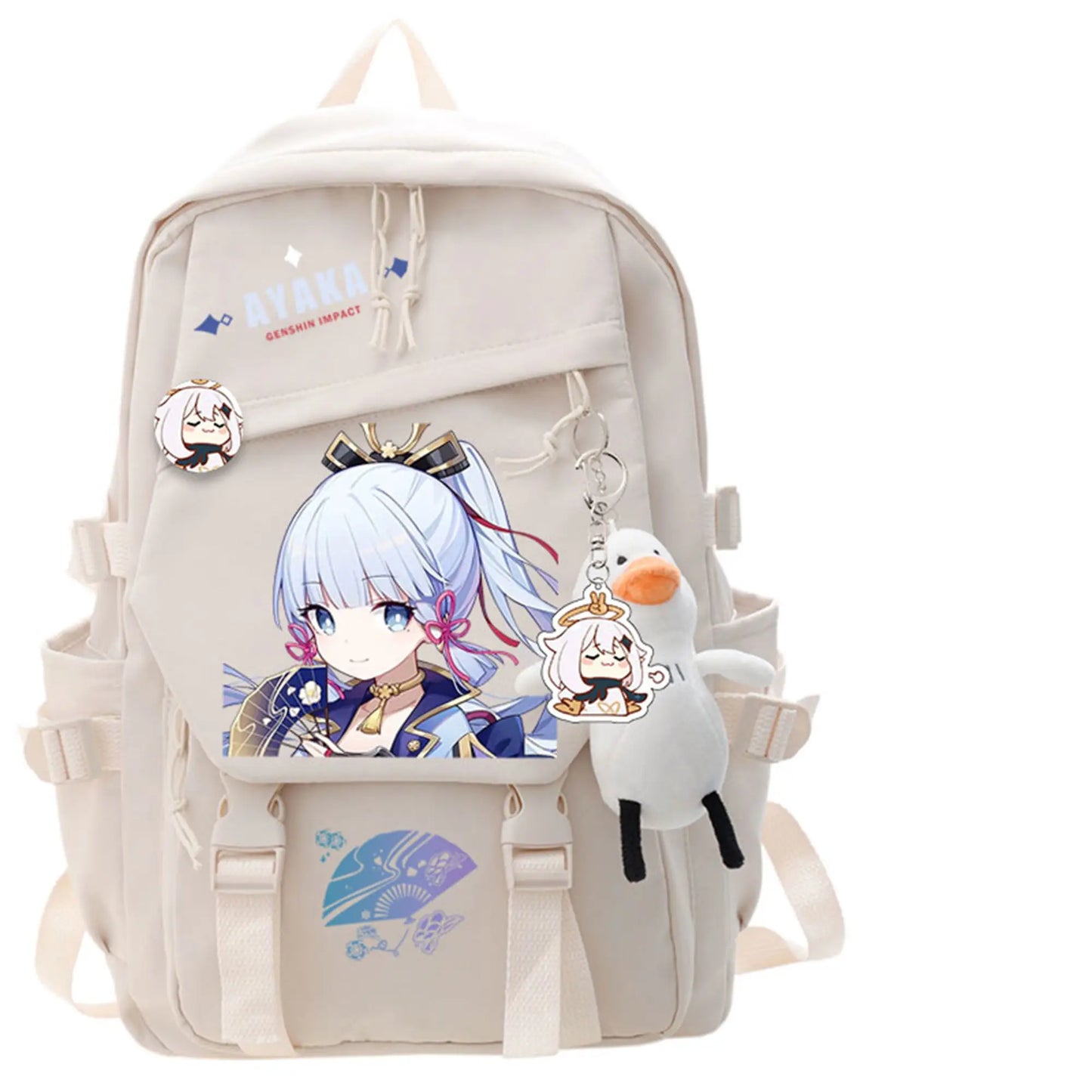 Kazuha Genshin Impact Anime Cosplay Students School Bag Backpack Ayaka Xiao Bookbag Travel Rucksack Outdoor Boys Girls Gifts ShopOnlyDeal