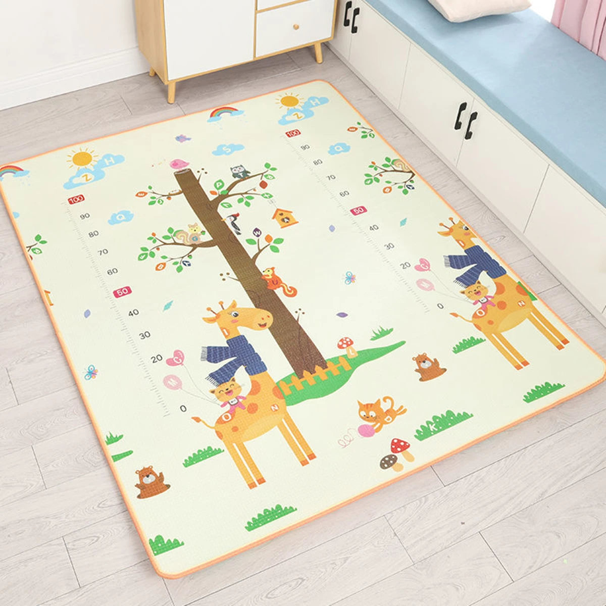 Tritots™ Environmentally Friendly Thick Baby Crawling Play Mats Folding Mat Carpet Play Mat for Children's Safety Mat Rug Playmat ShopOnlyDeal