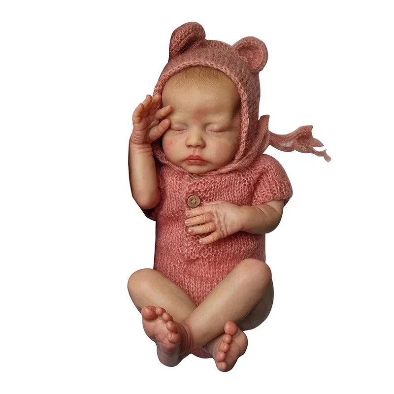 47cm Reborn Baby Doll Newborn Deliah Soft Cuddly Body Lifelike 3D Skin with Visible Veins High Quality Handmade Doll ShopOnlyDeal