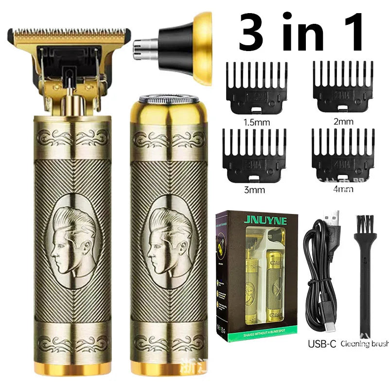 Powerful Professiona Electric Wireless Man Hairdresser Men Barber Shop Groin Beard Repairer Mustache Facial Hair Trimmer Clipper ShopOnlyDeal