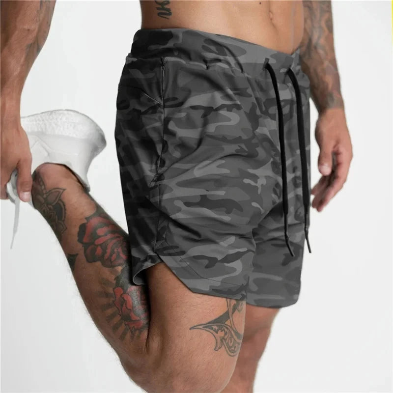 2024 Summer New Gym Jogging Exercise Shorts | Men's Sports Fitness Quick-Drying Multiple Pockets Running Shorts | Men's Sweatpants ShopOnlyDeal