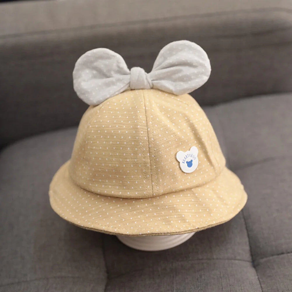 Baby Hat for Summer & Autumn | Cotton Kids Bucket Cap 0-3 Years | Sweet Sun Hats for Baby Girls | Comfortable and Soft Panama Caps ShopOnlyDeal