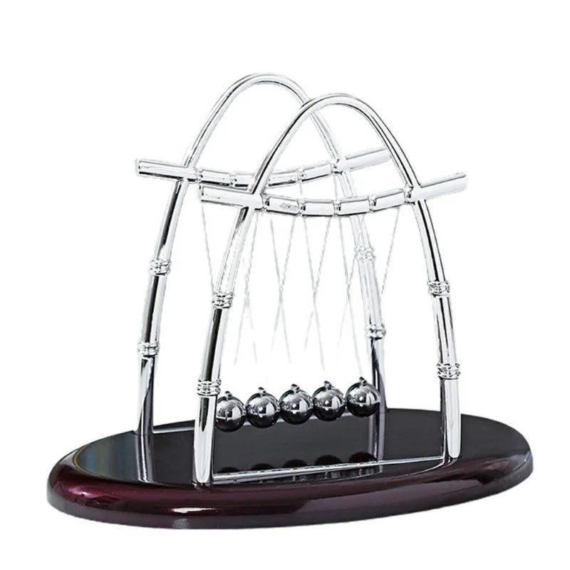 Desktop decoration Early Fun Development Educational Desk Toy Gift Newtons Cradle Steel Balance Ball Physics Science Pendulum ShopOnlyDeal