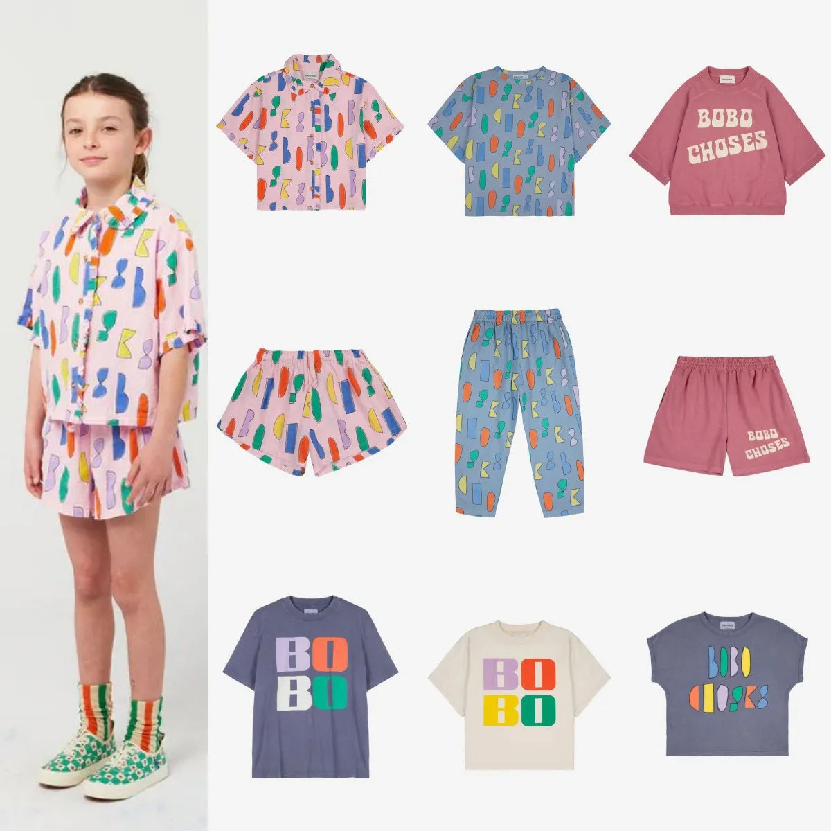 Pre Sale 24ss BC Kids Boys Cute Letter T Shirts Tees and Shorts Outfit Set Baby Girls Clothes Kids Boutique Clothes ShopOnlyDeal