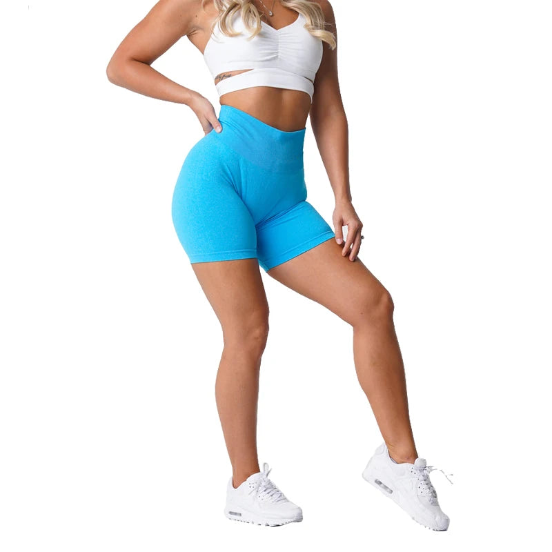 Seamless Pro Shorts Spandex Shorts Woman Fitness Elastic Breathable Hip-lifting Leisure Sports Running ShopOnlyDeal
