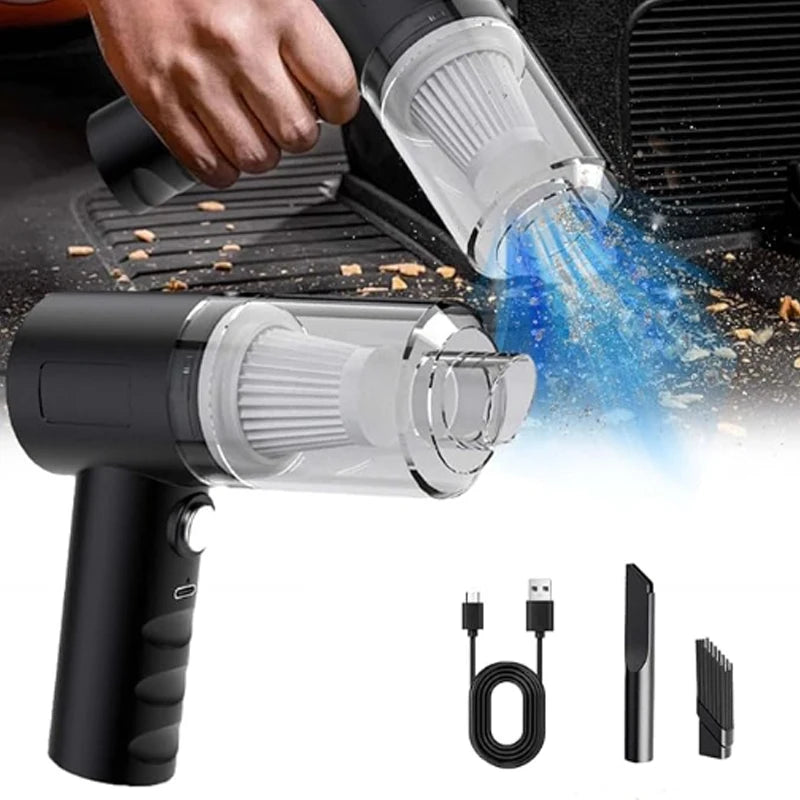 Car Vacuum Cleaner Wireless USB Charging Strong Suction Portable Handheld Mini Powerful Air Cleaning Machine for Home Appliances ShopOnlyDeal