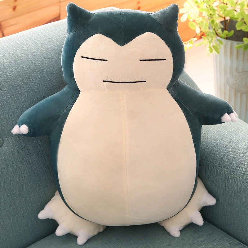 30/200cm Huge Pokemon Snorlax Anime Plush Toys Big Pokémon Plushie Kawaii Semi-finished Leather Holster Pillow Gift for Children ShopOnlyDeal