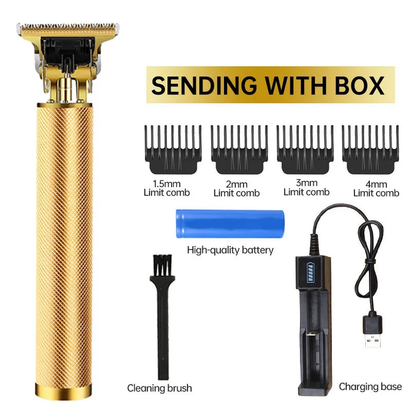 Powerful Professiona Electric Wireless Man Hairdresser Men Barber Shop Groin Beard Repairer Mustache Facial Hair Trimmer Clipper ShopOnlyDeal