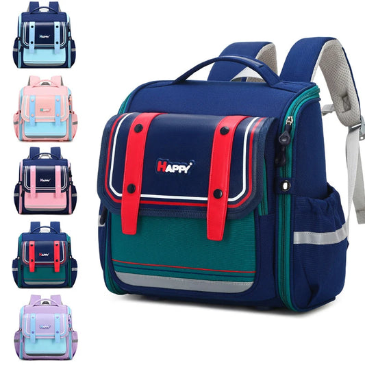 Schoolbag For Primary School Girls Large Capacity | 6-12 Years Old | Load Relief Spine Care | Boys Horizontal Bag ShopOnlyDeal