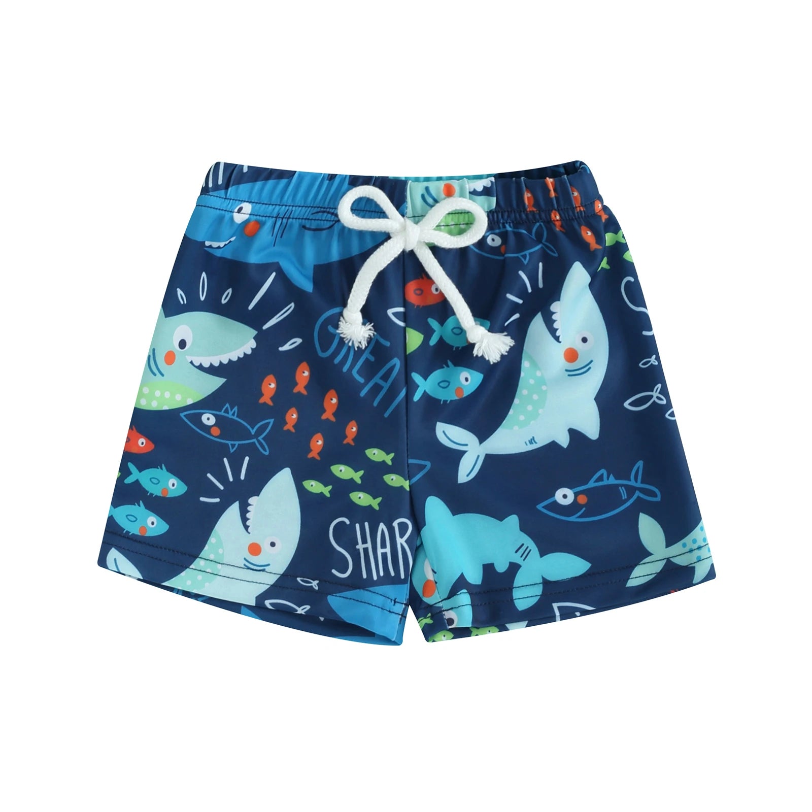 6M-4Y Infant Toddler Kid Baby Boy Swimsuit Animal Shell Coconut Tree Print Shorts Children Beachwear Bathing Suit ShopOnlyDeal