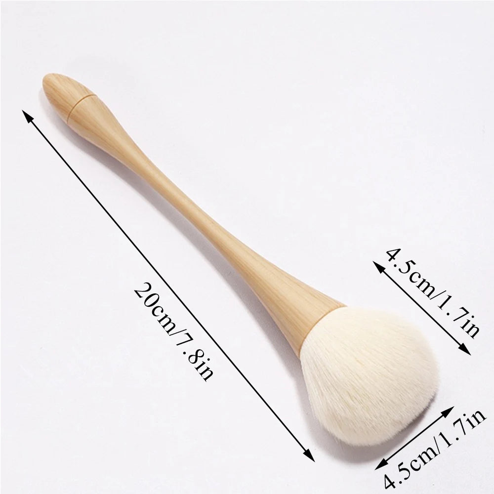 Nail Dust Clean Brush | Blusher Loose Powder Makeup Brush | Soft Nail Art Brush with Long Handle | Gel Polish Dust Cleaning Brushes ShopOnlyDeal