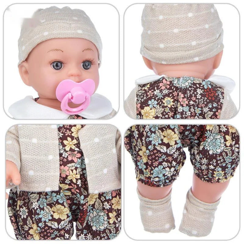 12in/30cm Doll Baby Simulation Soft Appease Be Education Reborn Doll Accessories Birthday Christmas kids Children's Day Gift ShopOnlyDeal