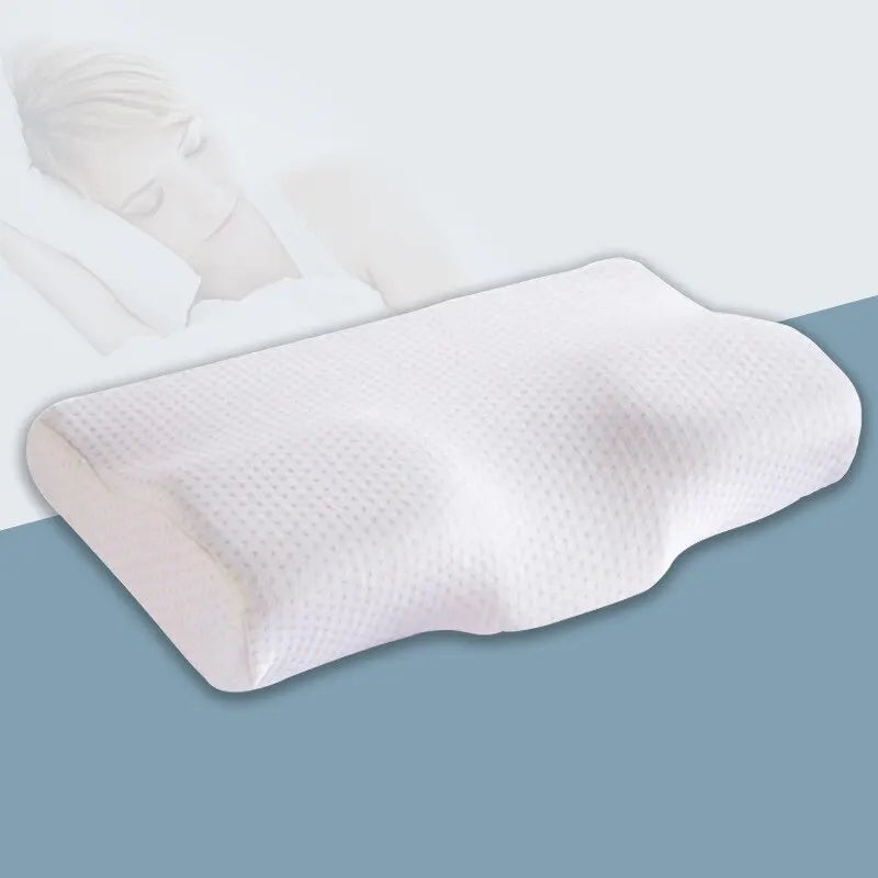 Memory Foam Bed Orthopedic Pillow Neck Protection Slow Rebound Memory Pillow Butterfly Shaped Health Cervical Neck ShopOnlyDeal