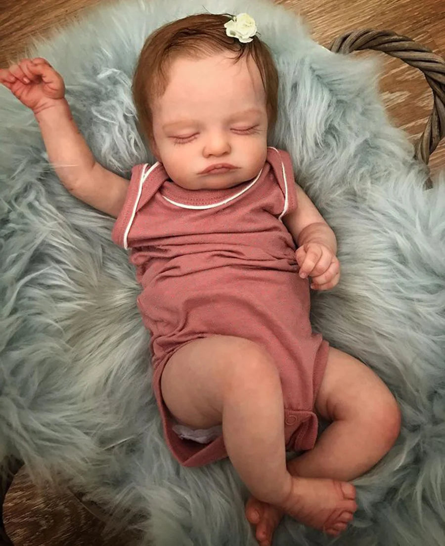 Reborn Baby Doll Finished Painted Rosalie Popular Limited Edition 3D Skin Exquisitely Painted Veins Are Visible Boneca Birthday ShopOnlyDeal