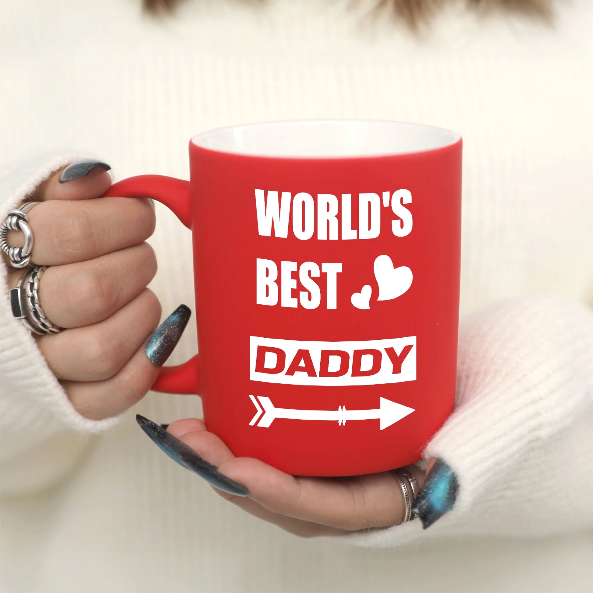 1pc 11oz World's Best Daddy Milk Mug | Fun Creative Gift for Dad | Father's Holiday Ceramic Coffee Mug ShopOnlyDeal