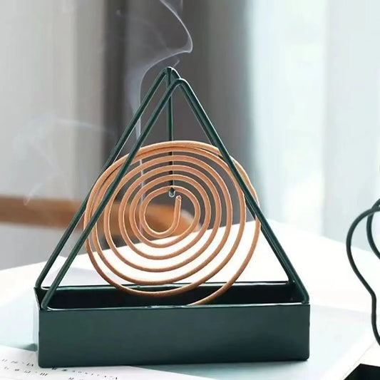 Iron Mosquito Incense Holder  1pc Triangle Hanging Mosquito Repellent Household Supplies Creative Summer ShopOnlyDeal