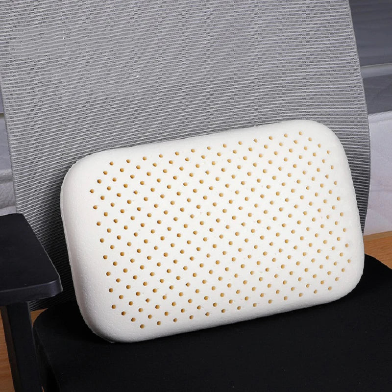 JFLEGAL Natural Latex Pillow Rubber Odorless Neck Pillow Office Cushion Sleep Does Not Collapse Almohadas Para Dormir Oreiller ShopOnlyDeal