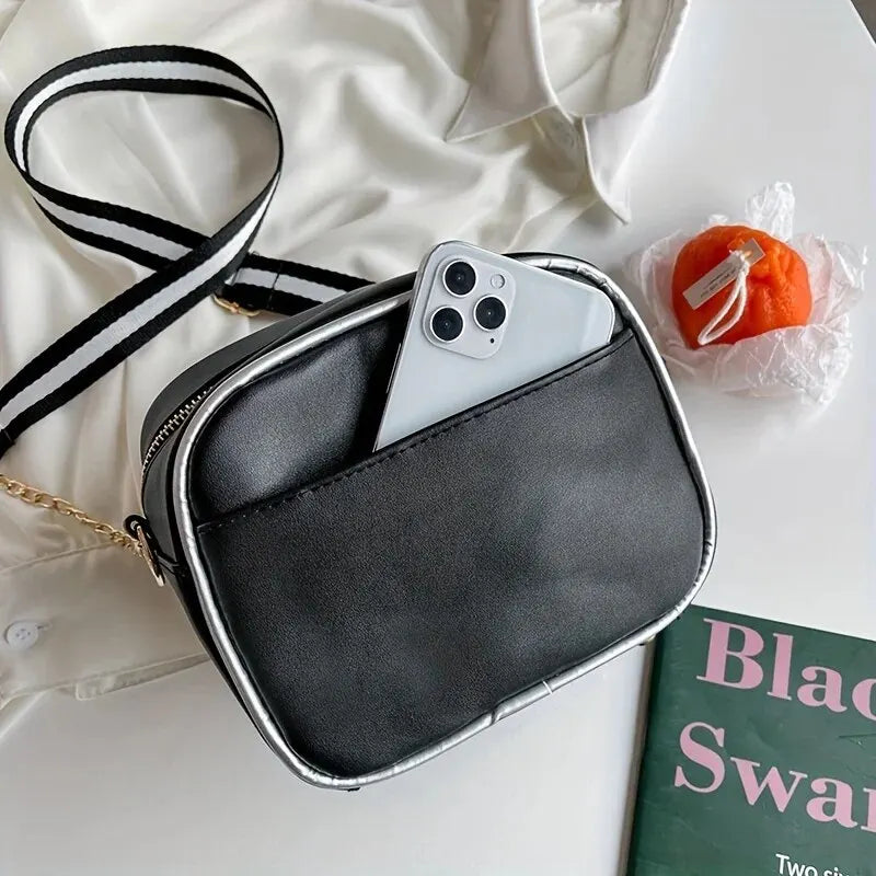 Fashion Retro Camera Crossbody Bag | Unique Original PU Leather Handbag | Women's Simple Versatile Shoulder Bag Purse For Ladies ShopOnlyDeal