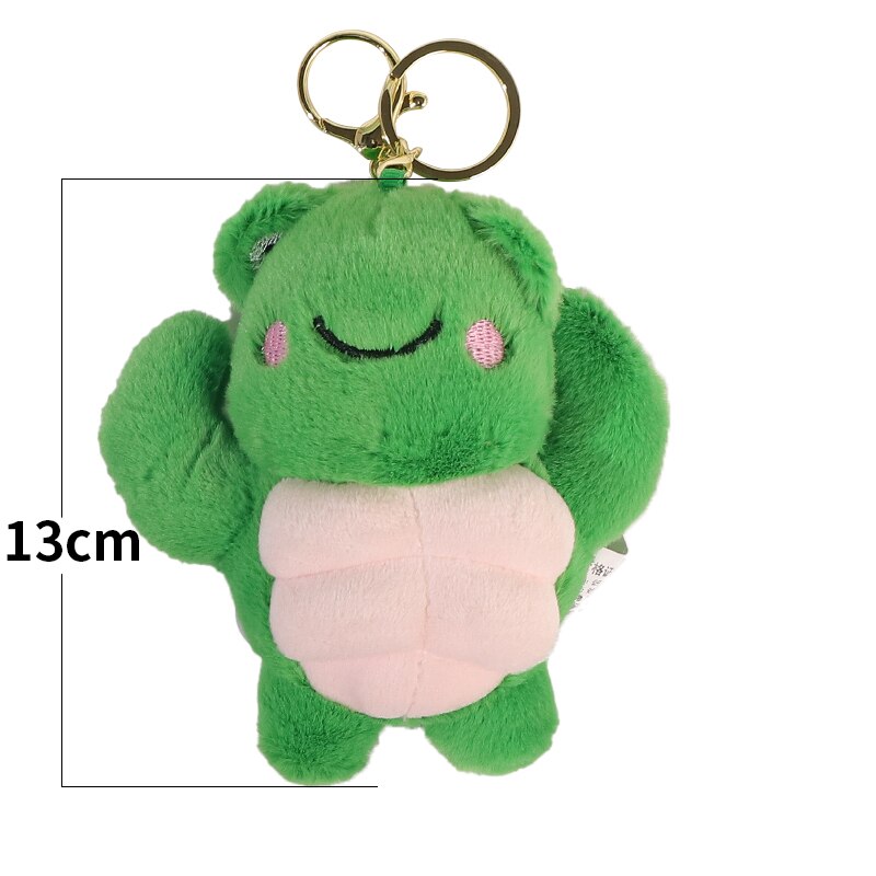 Kawaii Muscular Animal Plush Doll Toy 13cm Cute Panda Rabbit Frog Plushie Keychain Bags Pendant Decoration Kids Best Christmas Gifts ShopOnlyDeal