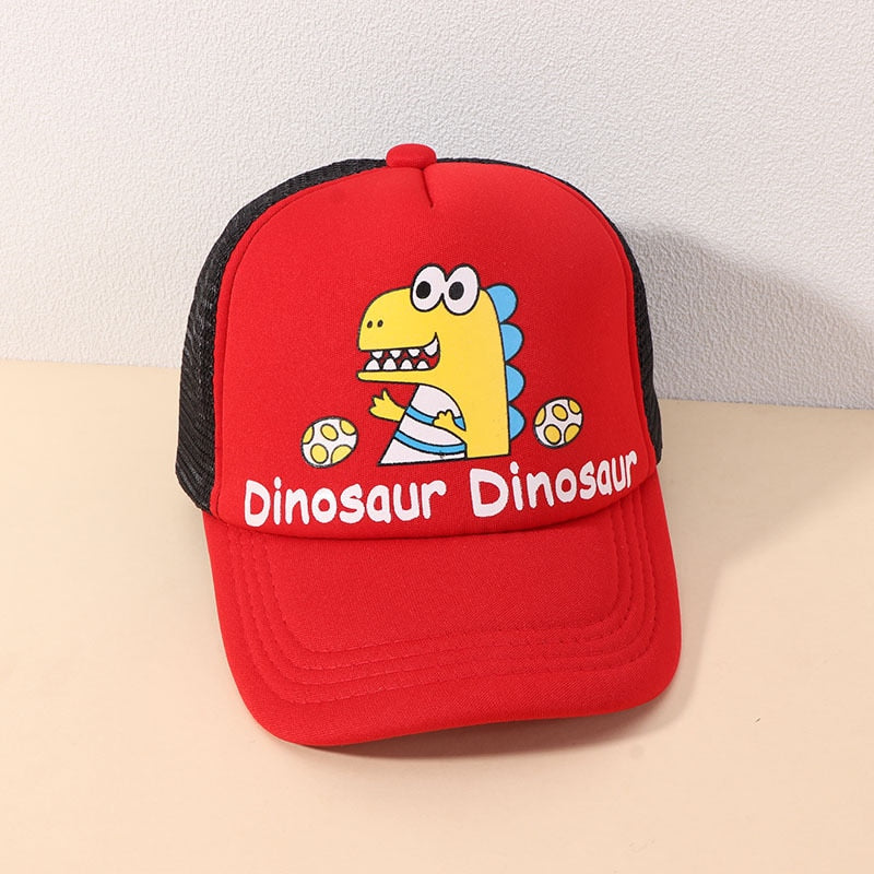 Cartoon Dinosaur Children Baseball Cap Cute Animal Kids Sun Hat Spring Corduroy Outdoor Boys Girls Peaked Caps Bonnet Gorras ShopOnlyDeal