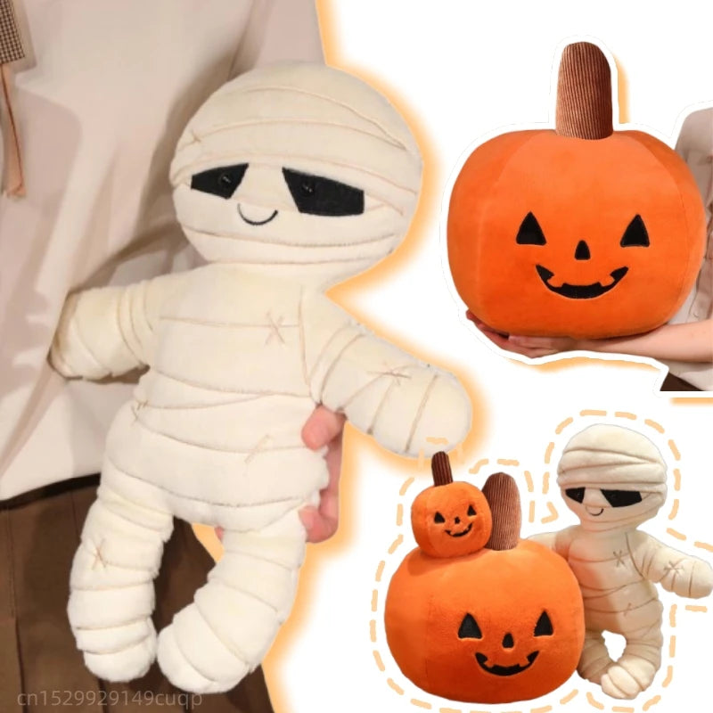 High Quality Cartoon New Halloween Pumpkin Plush Doll Pillow Mummy Pumpkin Plush Toy Holiday Decoration Gift For Boys And Girls ShopOnlyDeal