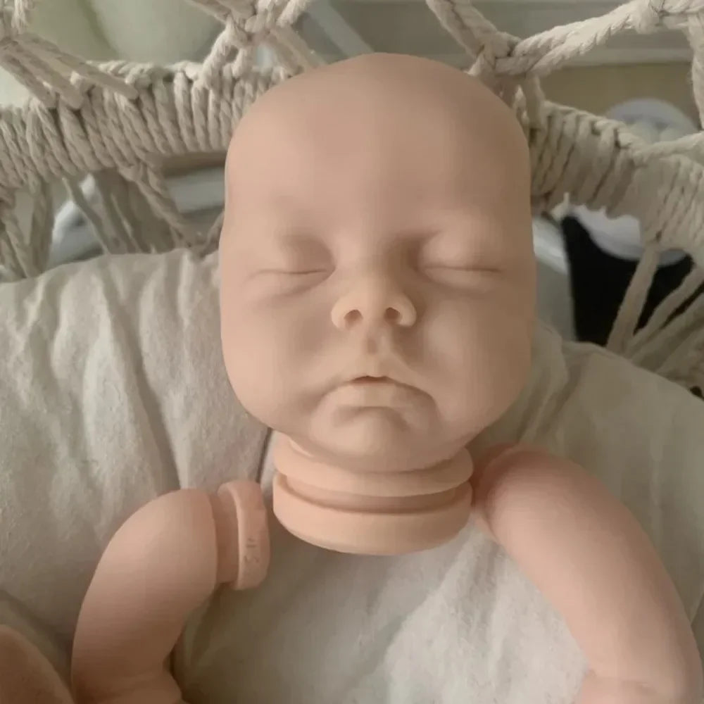 18inches Reborn Delilah Newborn Sleeping Baby Unpainted Reborn Doll Parts Kit Bebé Reborn Soft Vinyl Reborn Baby Doll Kit Reborn ShopOnlyDeal