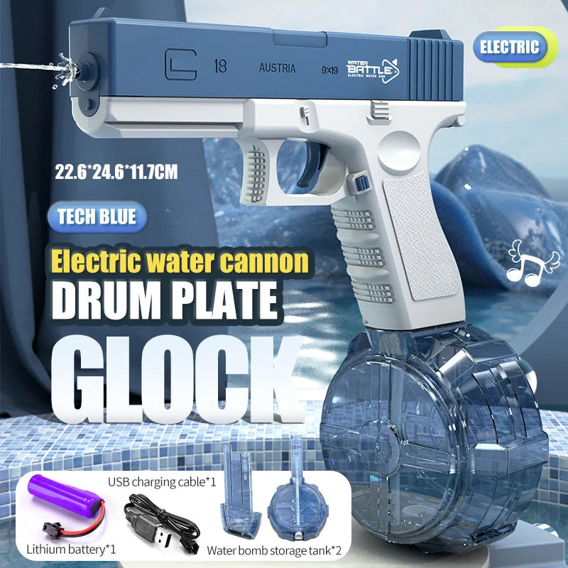 New Water Gun Electric LED Spurt Fire QBZ95 Pistol Shooting Toy Full Automatic Summer Water Beach Toy For Kids Boys Girls Adults ShopOnlyDeal