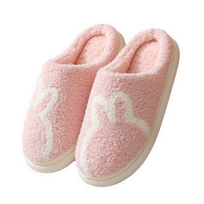 Cute Dog Non-Slip Floor Shoes Unisex Slippers Warm Plush Home Slipper Autumn Winter Shoes Woman House Flat Floor Soft Slides ShopOnlyDeal