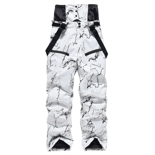 Winter Outdoor Snowboarding Pants Men And Women Warm Snow Pants Winter Warm Thickened Ski Pants White Ski Pants S-XXL ShopOnlyDeal