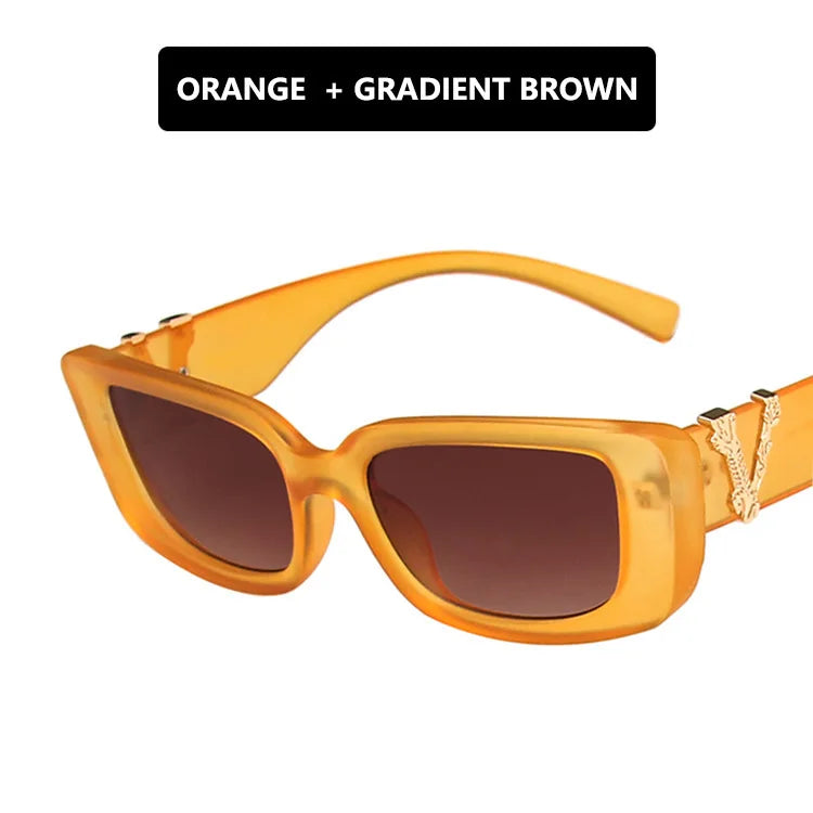 New Vintage Small Cat eye Sunglasses For Women's Men's Retro Brand Designer Women Sun Glasses Square Eyewear Oculos De Sol ShopOnlyDeal