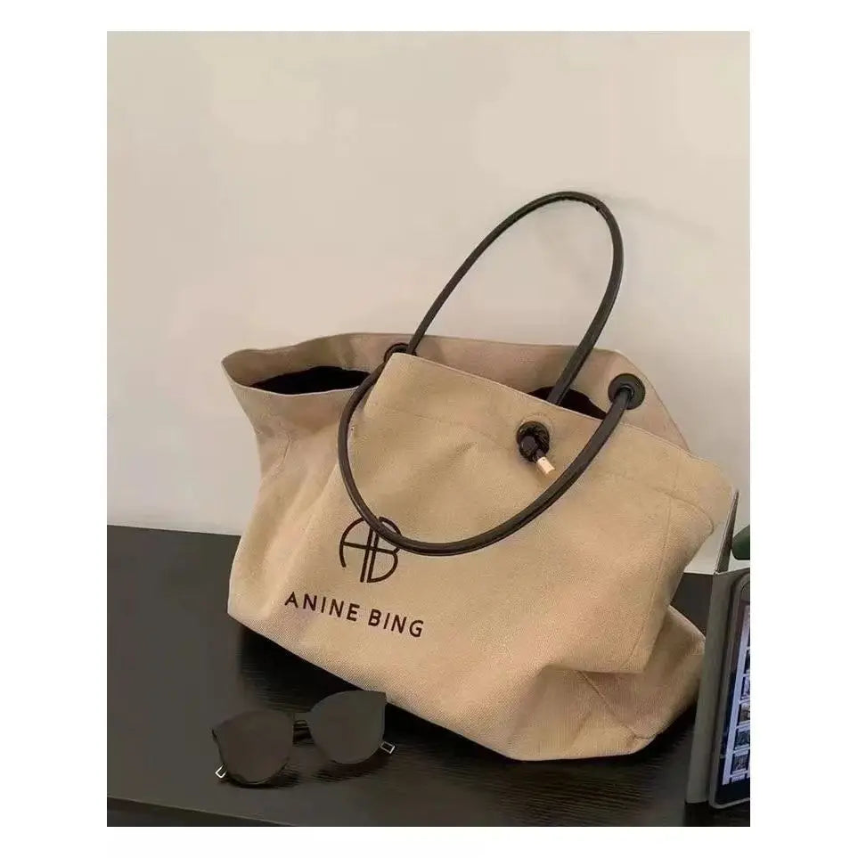 Cotton Linen Handbag Women's Bags Spring Summer 2023 Female Bag Luxury Canvas Tote Ladies Hand Shoulder Large Capacity Designer ShopOnlyDeal