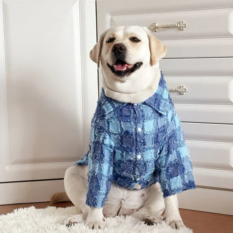 Spring and Autumn Pet Shirt Medium and Large Dog Clothes Labrador Doberman Golden Retriever Dogs Clothes Ropa Perro ShopOnlyDeal