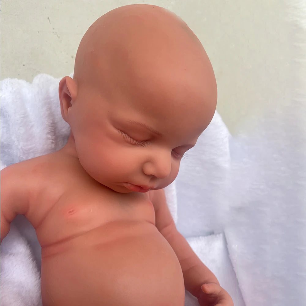 Full Body Silicone Reborn Baby Girl Loulou 20Inch 1:1 Lifelike Silicone Bebe Washable Newborn Dolls for Kids Teaching ShopOnlyDeal